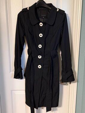 The Limited Black Women's Trench Coat Small